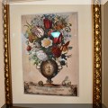 A11. Antique floral engraving. 
